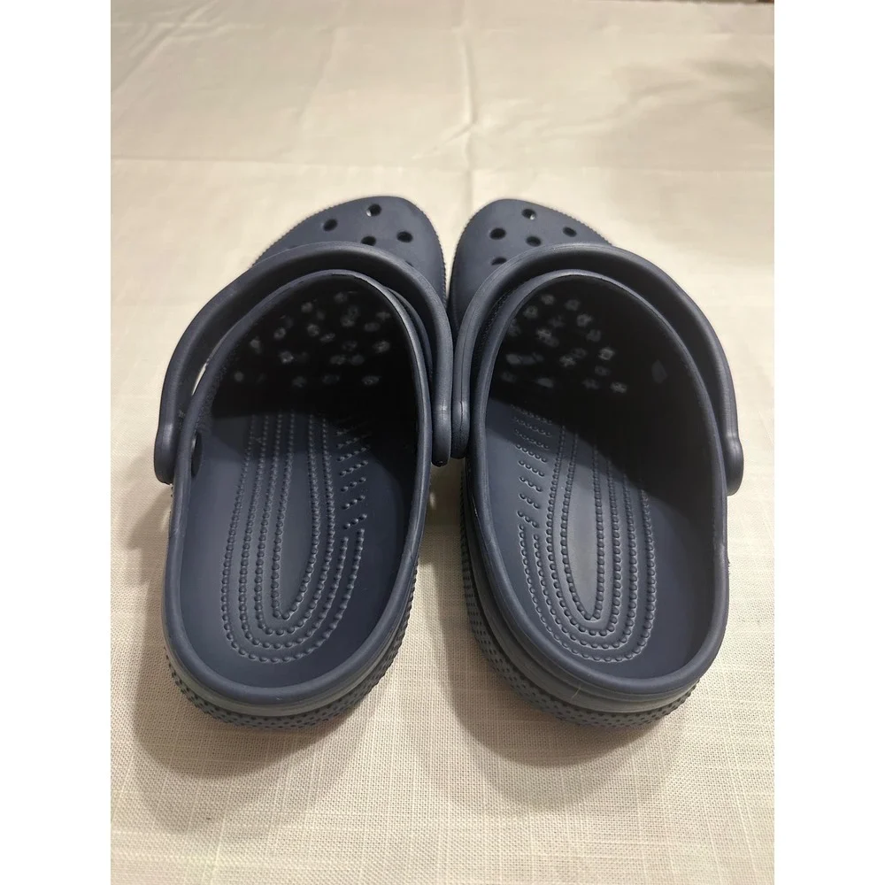 Crocs Classic Clog Navy Blue Slip On Water Shoes Mens 8 Womens 10 10001-410